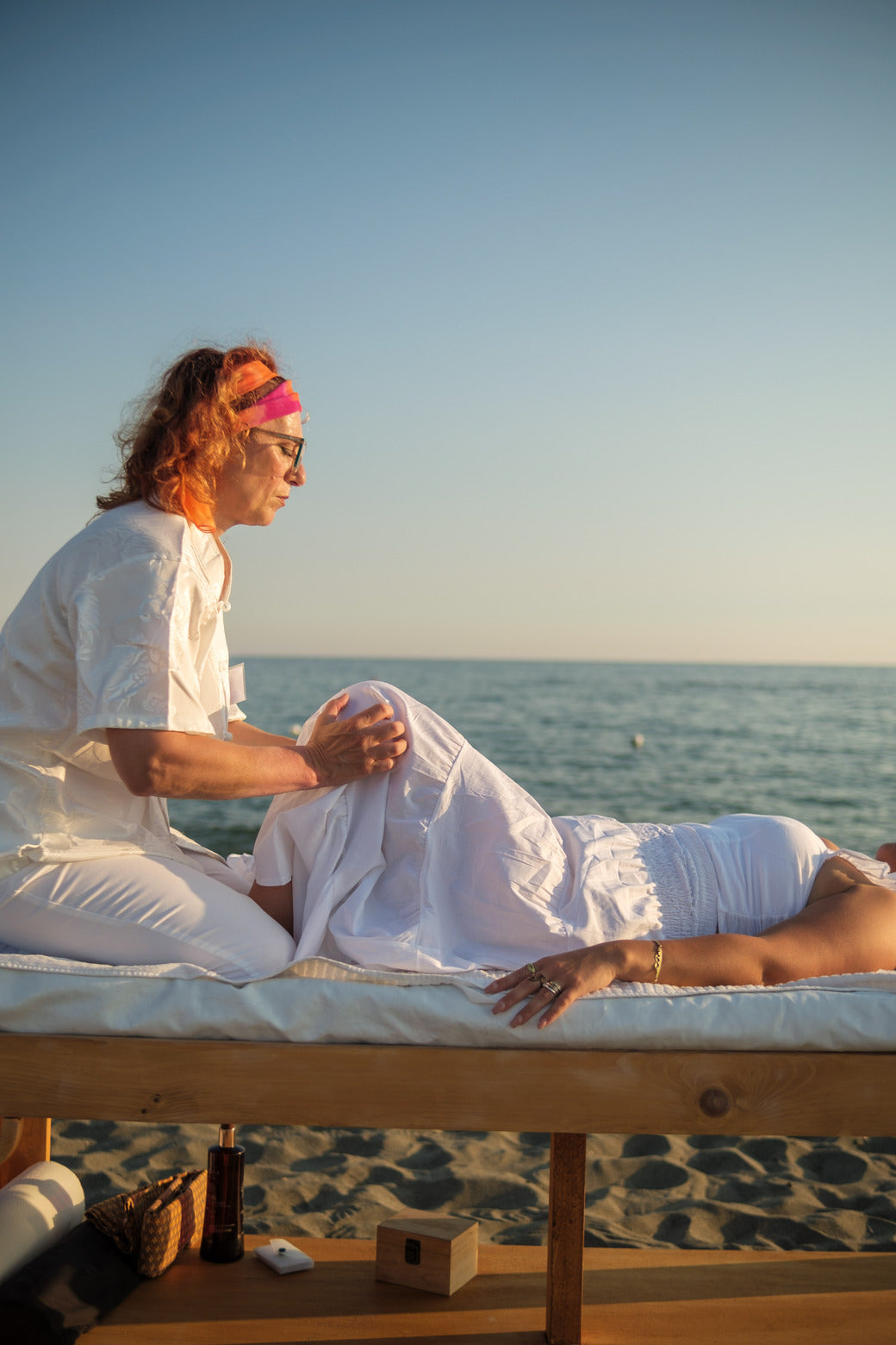 Massaggio in riva al mare