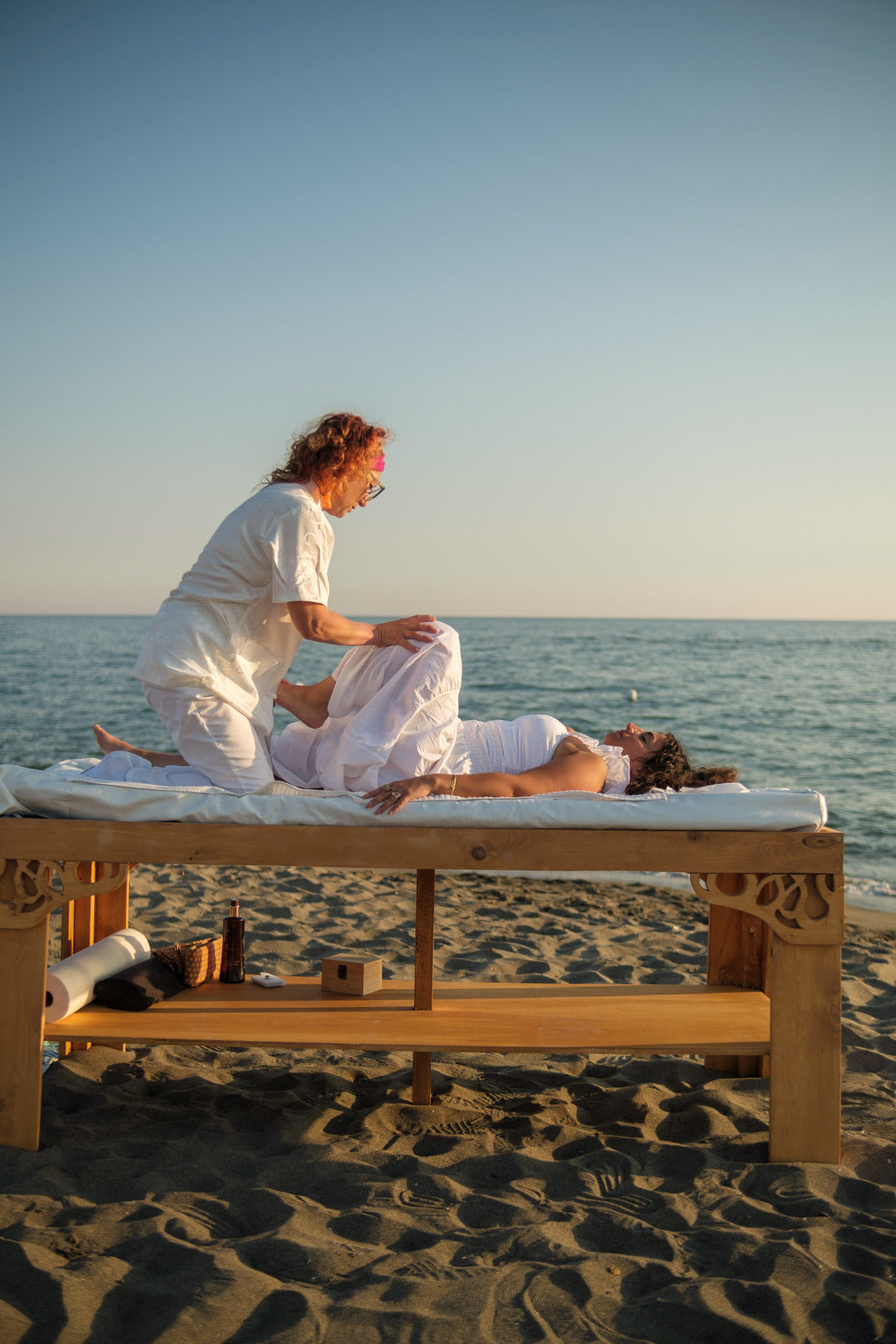 Massaggio in riva al mare