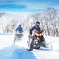 Escursione in motoslitta sulla neve