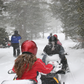 Escursione in motoslitta sulla neve