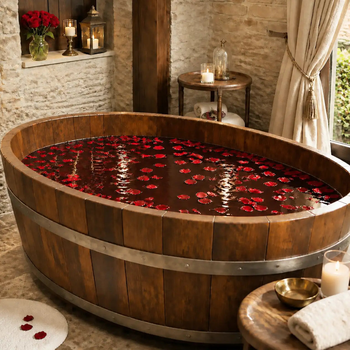 Bagno nel vino - vinoterapia