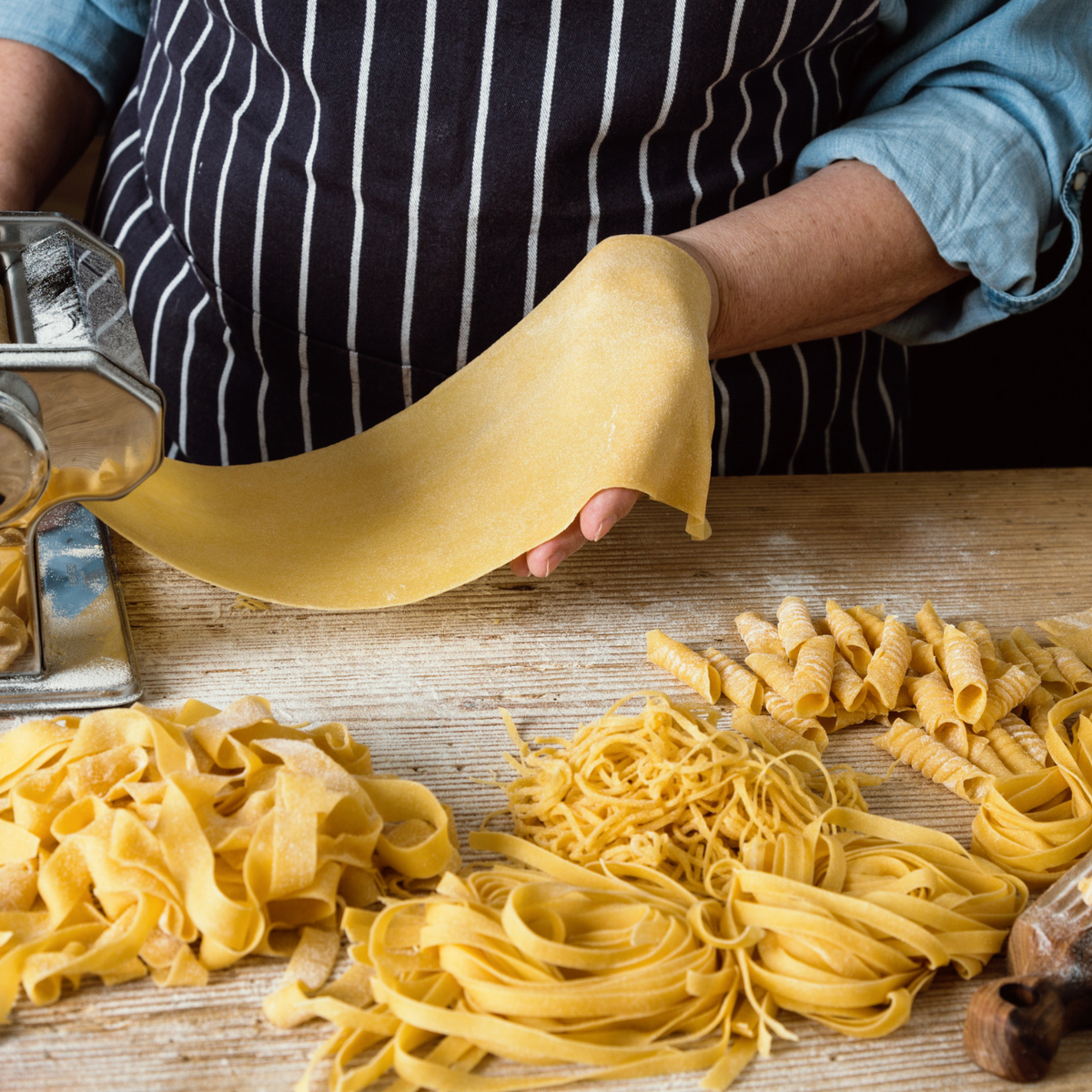 Lezione di pasta fresca fatta a mano